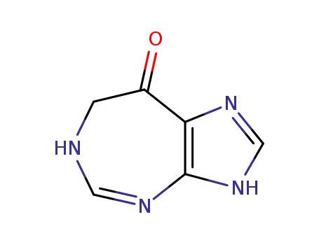 Molecular Structure of 72079-77-7 (4,7-DIHYDRO-IMIDAZOLE[4,5-D]1,3-DIAZEPINE-8(1H)-ONE)