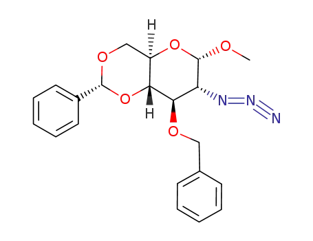 Methyl 2-azido-3-O-benzyl-4,6-O-benzylidene-2-deoxy-α-D-glucopyranoside
