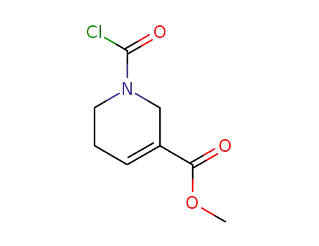 Molecular Structure of 121661-86-7 ((N-chlorocarbonyl-1,2,5,6-tetrahydropyridine-3-carboxylic acid methyl ester))