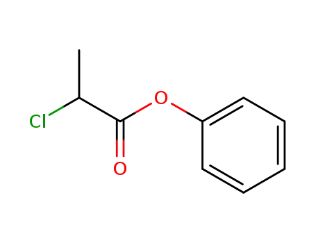 Molecular Structure of 54225-09-1 (Propanoic acid, 2-chloro-, phenyl ester)