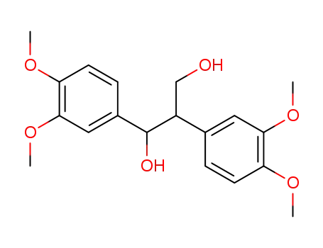 Molecular Structure of 41564-97-0 (1,3-Propanediol, 1,2-bis(3,4-dimethoxyphenyl)-)