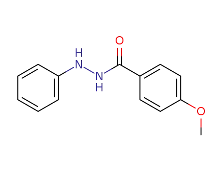 Molecular Structure of 15089-03-9 (p-Methoxybenzoic acid 2-phenylhydrazide)