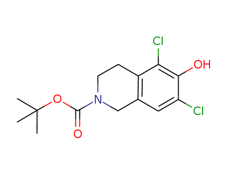 2(1H)-Isoquinolinecarboxylic acid, 5,7-dichloro-3,4-dihydro-6-hydroxy-, 1,1-dimethylethyl ester