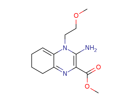 methyl 3-amino-4-(2-methoxyethyl)-7,8-dihydro-6H-quinoxaline-2-carboxylate cas  61369-37-7
