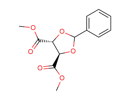 Molecular Structure of 38270-70-1 (DIMETHYL 2,3-O-BENZYLIDENE-D-TARTRATE, 99)