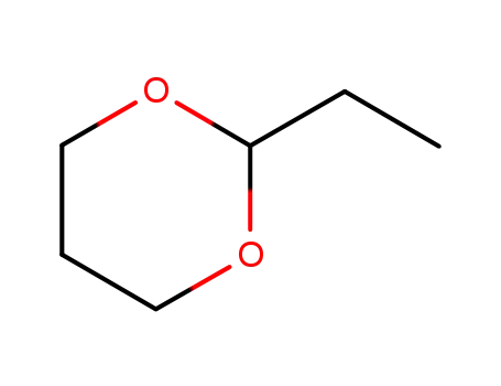 Molecular Structure of 5702-29-4 (2-Ethyl-1,3-dioxane)