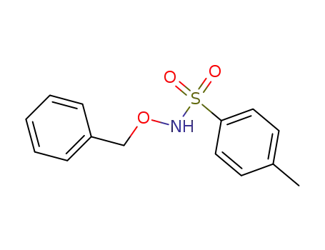 Molecular Structure of 1576-39-2 (Benzenesulfonamide, 4-methyl-N-(phenylmethoxy)-)