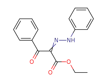 Molecular Structure of 40885-33-4 (Benzenepropanoic acid, b-oxo-a-(phenylhydrazono)-, ethyl ester)