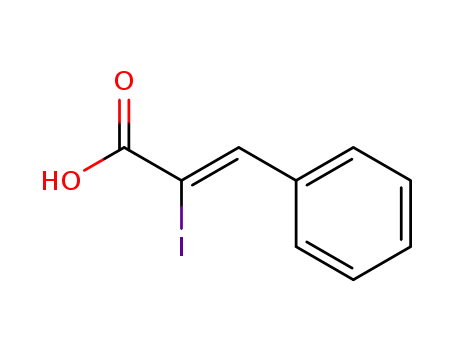 Molecular Structure of 18819-65-3 (α-iodo-<i>trans</i>-cinnamic acid)