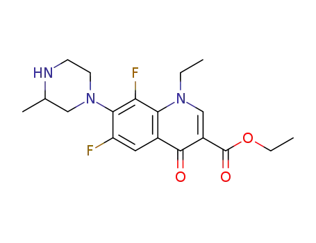 Ethyl 1-ethyl-6,8-difluoro-7-(3-methylpiperazin-1-yl)-4-oxo-1,4-dihydroquinoline-3-carboxylate