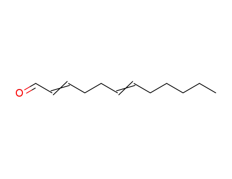 Molecular Structure of 186450-94-2 (2,6-dodecadienal)