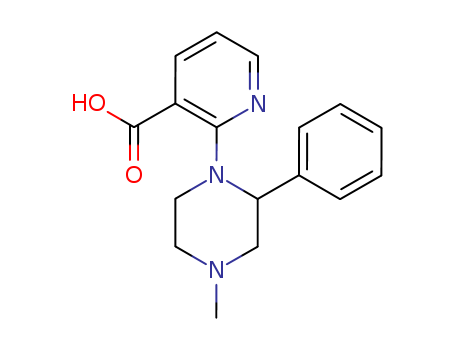 1-(3-Carboxypyrid-2-yl)-2-phenyl-4-methyl-piperazine