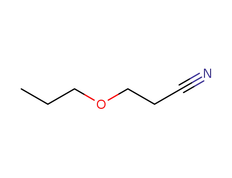 Molecular Structure of 51299-82-2 (3-propoxypropiononitrile)