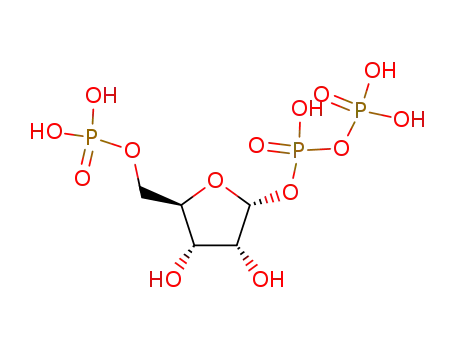 Molecular Structure of 97-55-2 (5-PHOSPHORYLRIBOSE-1-PYROPHOSPHATE)
