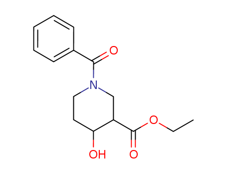3-Piperidinecarboxylicacid, 1-benzoyl-4-hydroxy-, ethyl ester cas  5435-00-7