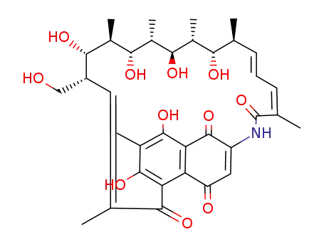Molecular Structure of 53904-81-7 (Rifamycin W)