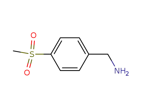 Molecular Structure of 4393-16-2 (4-METHYLSULFONYLBENZYLAMINE HYDROCHLORIDE)
