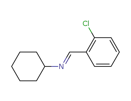 Molecular Structure of 115765-22-5 (N-(2-chlorobenzylidene)cyclohexylamine)