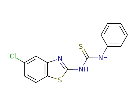 Thiourea, N-(5-chloro-2-benzothiazolyl)-N'-phenyl-