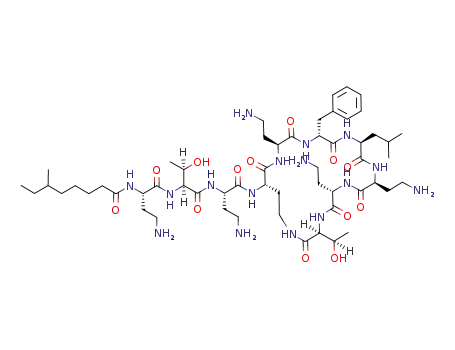 Molecular Structure of 4135-11-9 (polymyxin B(1))