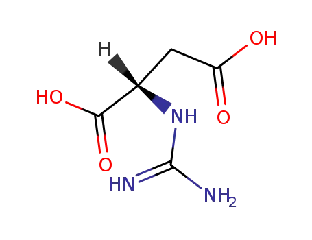Molecular Structure of 6133-30-8 (GUANIDINOSUCCINIC ACID)