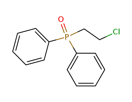 Molecular Structure of 13172-83-3 (diphenyl(β-chloroethyl)phosphine oxide)