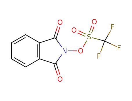 Molecular Structure of 41580-58-9 (N-HYDROXYPHTHALIMIDE TRIFLATE, 99+%, ELE)