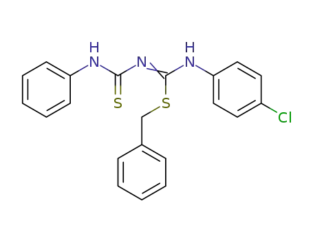 2-S-benzyl-1-(p-chlorophenyl)-5-phenyl-2,4-isodithiobiuret