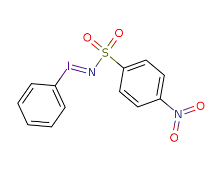 Molecular Structure of 149552-43-2 ([N-(p-nitrophenylsulfonyl)imino]phenyliodinane)