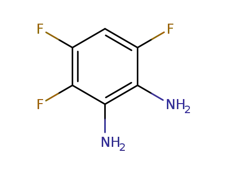 Molecular Structure of 363-74-6 (1,2-Benzenediamine, 3,4,6-trifluoro-)