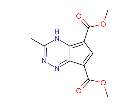 3-Methyl-4H-cyclopenta<e>-1,2,4-triazin-5,7-dicarbonsaeure-dimethylester