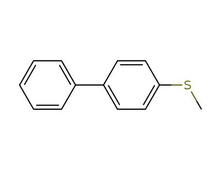 Molecular Structure of 19813-76-4 (1,1'-Biphenyl, 4-(methylthio)-)
