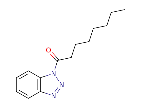 Molecular Structure of 58068-80-7 (1-Octanoylbenzotriazole)