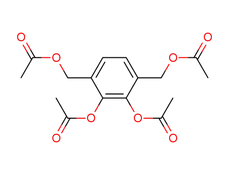 Molecular Structure of 6452-94-4 (3,6-bis(acetoxymethyl)catechol diacetate)