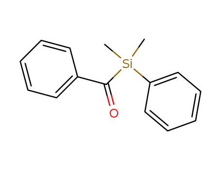 Molecular Structure of 17909-51-2 (Silane, benzoyldimethylphenyl-)