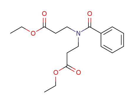 Molecular Structure of 101599-56-8 (3,3'-benzoylimino-di-propionic acid diethyl ester)