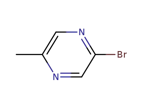 Molecular Structure of 98006-90-7 (2-Bromo-5-methylpyrazine)
