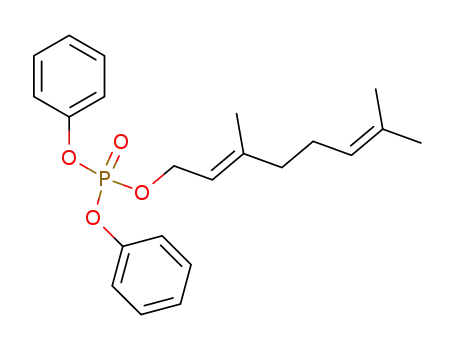 Phosphoric acid, (2E)-3,7-dimethyl-2,6-octadienyl diphenyl ester