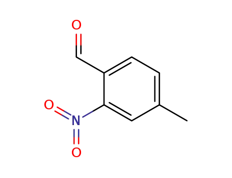 Molecular Structure of 20357-22-6 (4-Methyl-2-nitrobenzaldehyde)