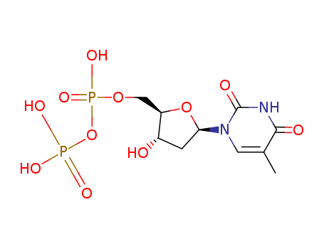 [3-hydroxy-5-(5-methyl-2,4-dioxopyrimidin-1-yl)oxolan-2-yl]methylphosphono hydrogen phosphate