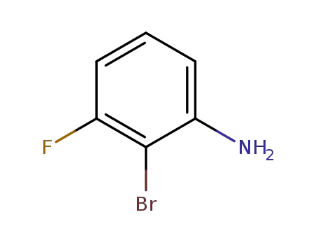 Molecular Structure of 111721-75-6 (2-Bromo-3-fluoroaniline)