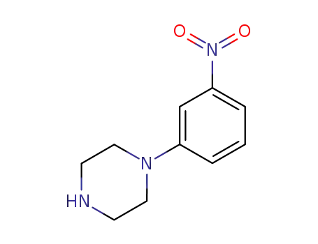 Molecular Structure of 54054-85-2 (1-(3-Nitrophenyl)piperazine)