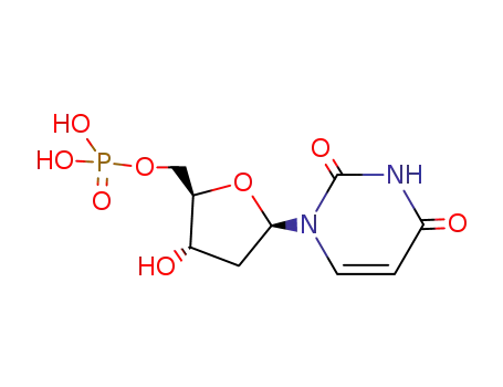 Molecular Structure of 964-26-1 (5'-Uridylic acid,2'-deoxy-)