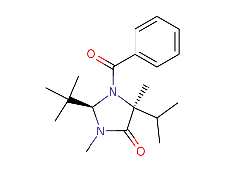 (2R,5S)-1-benzoyl-2-(tert-butyl)-5-isopropyl-3,5-dimethylimidazolidin-4-one