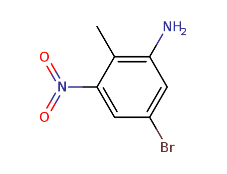 Benzenamine,5-bromo-2-methyl-3-nitro-
