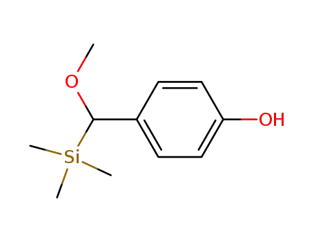 4-(Methoxy-trimethylsilanyl-methyl)-phenol