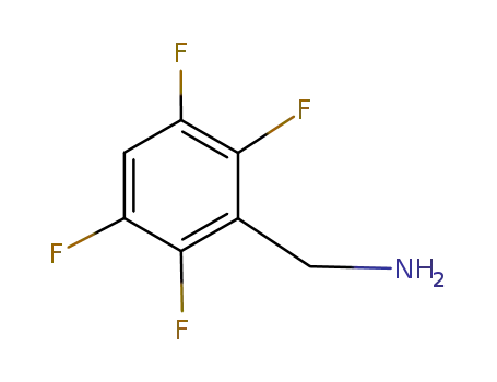 Molecular Structure of 89992-52-9 (2,3,5,6-Tetrafluorobenzenemethanamine)