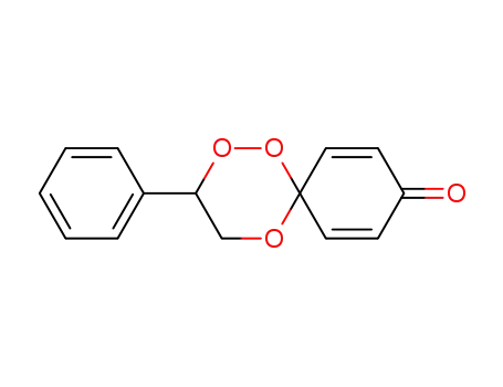 Molecular Structure of 53696-88-1 (1,2,5-Trioxaspiro[5.5]undeca-7,10-dien-9-one, 3-phenyl-)