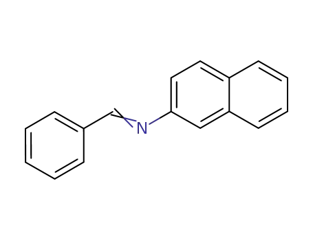 Molecular Structure of 891-32-7 (BENZYLIDENE-2-NAPHTHYLAMINE)