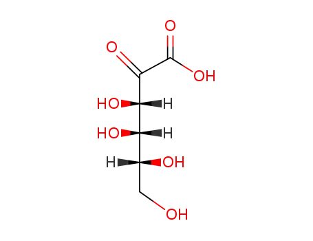 Molecular Structure of 16722-49-9 (D-lyxo-2-hexulosonic acid)